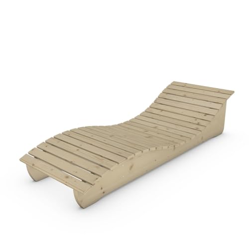 TUGA - Holztech Naturholz Massive wetterfeste extrem stabile stehende Liege Waldsofa Himmelsliege Liegelänge 205cm Himmelsliege… (205 x 70 cm) von TUGA - Holztech