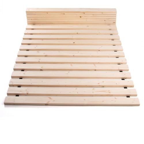 TUGA - Holztech Rollrost 300 kg - Hochwertiger extra starker Lattenrost aus heimischen Wäldern - unbehandelt für Ihren erholsamen und gesunden Schlaf (200x200cm) von TUGA - Holztech