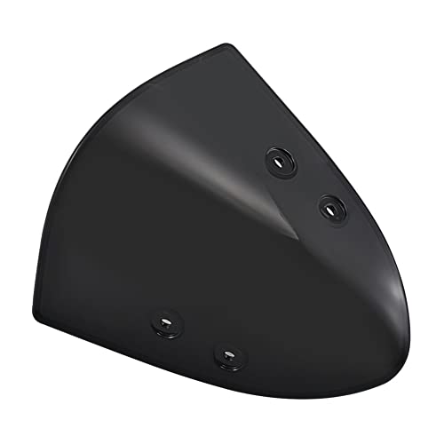 TUHBCX Motorrad Windschild Für 12-14. ER-6N Motorradverkleidung Windschutzscheibe Wind Deflector Screen Shutter Flyscreen Scheinwerfer Front Glas Visier(Zwart) von TUHBCX