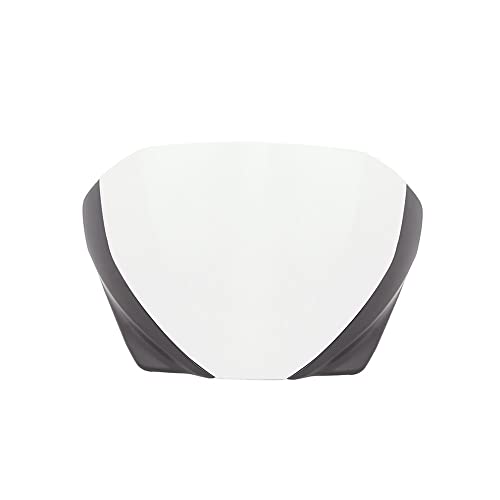 TUHBCX Motorrad Windschild Motorrad Windschutzscheibe Für Trident 660 2021-2022 Windschutzscheibe Wind Fliegengitter Luftstromabweiser Scheinwerfer Oberer Schild(Wit) von TUHBCX