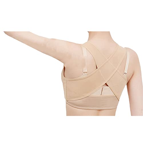 TUHFG Haltungskorrektor-Bruststütze Für Frauen, Bequeme Rückenstütze Für Schlaffe Buckel-Brust,Beige-XL von TUHFG