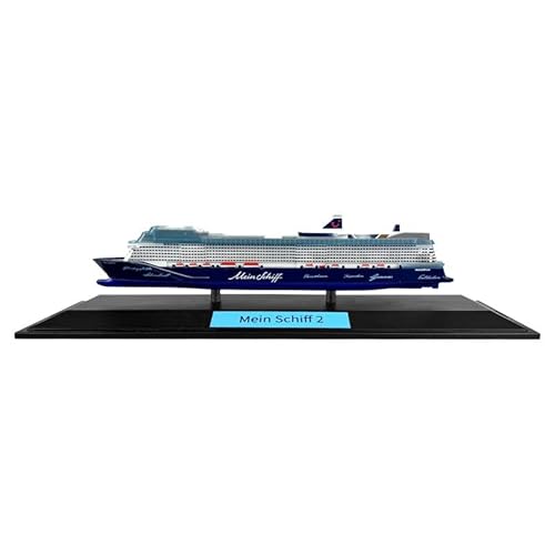 TUI Cruises Schiffsmodell Neue Mein Schiff 2, Blau/Weiß, 295 x 95 x 10 mm von TUI Cruises