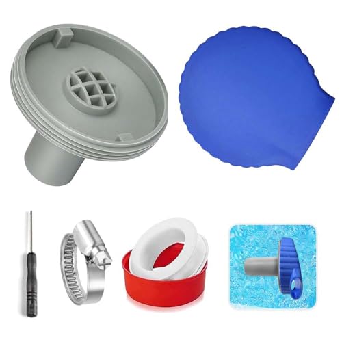 TUIBEIDAMAI Pool Einlaufdüse, Pool Düse, Pool Auslassdüse Ø32 mm mit Pool Anschluss Zubehör,Pool Einströmdüse für Intex Bestway Pool Düse Auslass Ausströmer Zubehör von TUIBEIDAMAI