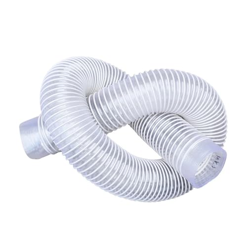1/2/3/5 Meter Innendurchmesser 32/40/45/50 Mm Weiß Transparent PVC-Rohr Staubabsaugung Vakuum Fume Abgasschlauch Auspuffrohr Luftschlauch(2 Meter,Inner Diameter 40mm) von TUITA