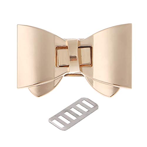 1 Stück Schleife Form Verschluss Drehschlösser Drehverschluss DIY Leder Handtasche Tasche Hardware Taschen Zubehör Gold 1 Stück Schleife Form Verschluss Drehschlösser Drehverschluss DIY Leder Handtasche Tasche Hardware Taschen Zubehör Gold von TUITA