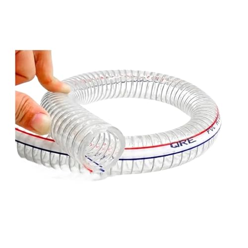 1 Stücke 110mm ID 121mm OD PVC Schlauch Verdickt Mit Stahl Draht Transparent Kunststoff Rohr Vakuum Pumpen Schlauch 100mm-500mm Insgesamt(110mmx121mmx440mm) von TUITA