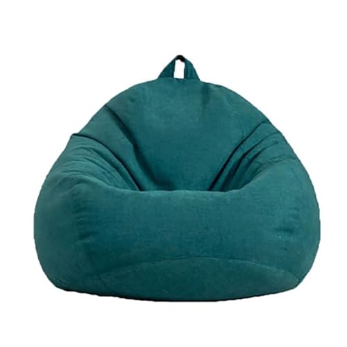 Große, kleine, Faule Sitzsäcke für Sofas, Überzug für Stühle ohne Füllung, Leinenstoff, Liegesitz, Sitzsack, Pouf, Puff, Couch, Tatami, Wohnzimmer von TUITA