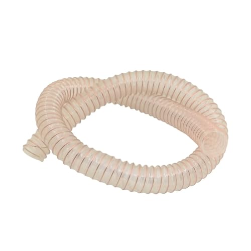 Transparenter PU-SchlauchPolyurethan-Schlauch Vakuum-Absaugschlauch Flexibler Schlauch-Transparent(3m,ID75mm) von TUITA