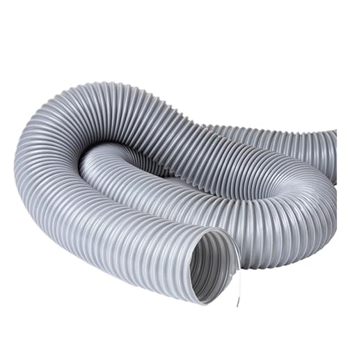 Transparentes PVC-Rohr For Staubsaugen, Vakuum-Rauchabluftschlauch, Blauer Und Grauer Luftschlauch, Innendurchmesser 25–100 Mm X 1000 Mm, 1 Meter(1pcs,1 METER_INNER 90MM) von TUITA