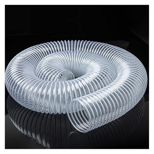 Transparentes PVC-Rohr For Staubsaugen, Vakuum-Rauchabluftschlauch, Blauer Und Grauer Luftschlauch, Innendurchmesser 25–100 Mm X 1000 Mm, 1 Meter(1pcs-B,2 METER_INNER 50MM) von TUITA