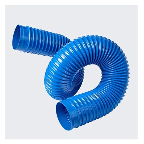 Transparentes PVC-Rohr For Staubsaugen, Vakuum-Rauchabluftschlauch, Blauer Und Grauer Luftschlauch, Innendurchmesser 25–100 Mm X 1000 Mm, 1 Meter(2pcs,1 METER_INNER 90MM) von TUITA