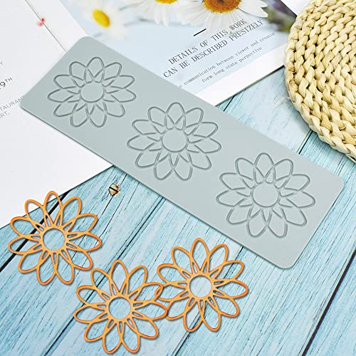 Hohlbaumblätter Silikonform Farnblatt Pteridophyte DIY Schokolade Süßigkeiten Fondant Form 3D Lotus Silikonform Kuchen Ton Form für Cupcake Topper Dekoration Zucker Handwerk Desserts (I_9x3x0.3cm) von TUKE