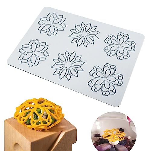 B-Blume, 3D-Prägung, Silikon, Schokolade, Süßigkeiten, Fondant, Form für Cupcakes, Zuckerguss, Kuchendekoration von TUKE
