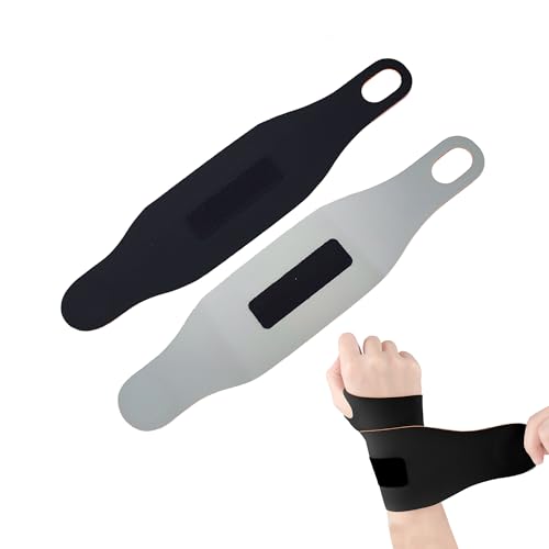 TUKEVA 2 Stück Elastische Handgelenkbandage Handgelenk Bandagen verstellbare atmungsaktive Handgelenk Unterstützung für Sport Fitness Rechts oder Links tragbar für Frauen Und Männer (Schwarz,Grau) TUKEVA 2 Stück Elastische Handgelenkbandage Handgelenk Bandagen verstellbare atmungsaktive Handgelenk Unterstützung für Sport Fitness Rechts oder Links tragbar für Frauen Und Männer (Schwarz,Grau) von TUKEVA
