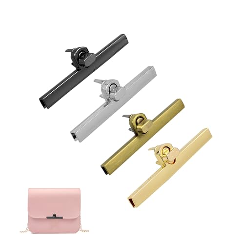 TUKEVA 4 Stück Metall Twist Turn Lock Tasche Verschlüsse Drehverschluss Metall Tasche Verschlüsse Sperre Metall Twist Turn Lock Tasche Verschlüsse für Handtasche Geldbeutel DIY Handwerk (4 Farben) TUKEVA 4 Stück Metall Twist Turn Lock Tasche Verschlüsse Drehverschluss Metall Tasche Verschlüsse Sperre Metall Twist Turn Lock Tasche Verschlüsse für Handtasche Geldbeutel DIY Handwerk (4 Farben) von TUKEVA