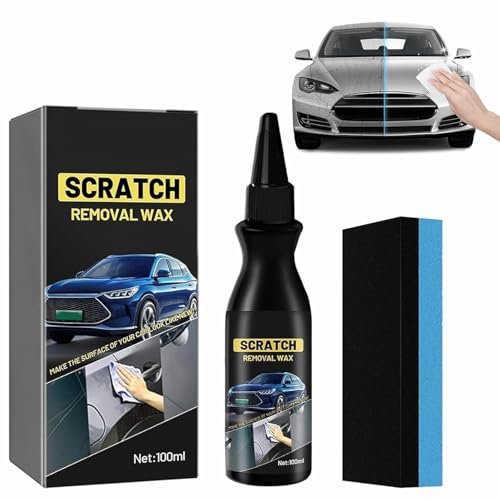 Car Scratch Remover Wax,100 ml Auto Kratzer Entferner,Schneller Kratzerentferner für Autos,2025 Autokratzer Reparaturpaste,Autolack Kratzer Entfernen für Auto Reparatur Polieren Paste Car Scratch Remover Wax,100 ml Auto Kratzer Entferner,Schneller Kratzerentferner für Autos,2025 Autokratzer Reparaturpaste,Autolack Kratzer Entfernen für Auto Reparatur Polieren Paste von TUKNN