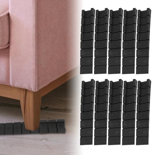 Möbelkeile, Unterlegkeile, Türstopper Boden Schwarz, Möbelkeile Ausgleichskeile aus Kunststoff Unterlegkeile, Keile Kunststoff mit Integrierten Sollbruchstellen, 10 Stück Möbelkeile, Unterlegkeile, Türstopper Boden Schwarz, Möbelkeile Ausgleichskeile aus Kunststoff Unterlegkeile, Keile Kunststoff mit Integrierten Sollbruchstellen, 10 Stück von TUKNN