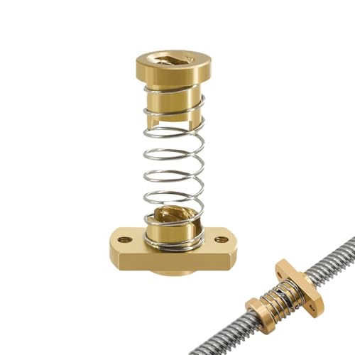 T8 Anti-Rückschlag-Mutter, Messingmuttern, Elimination Gap Messingmuttern, T8 Anti Backlash Federbelastete Mutter, Beseitigung Lücke Messingmuttern, 3D-Druckerzubehör T8 Anti-Rückschlag-Mutter, Messingmuttern, Elimination Gap Messingmuttern, T8 Anti Backlash Federbelastete Mutter, Beseitigung Lücke Messingmuttern, 3D-Druckerzubehör von TUKNN