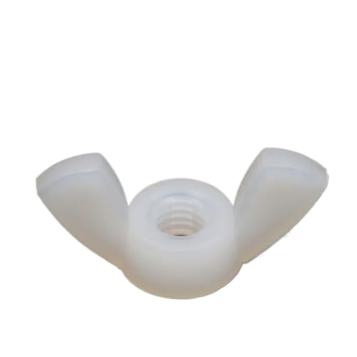 1–5 Stück M3 M4 M5 M6 M8 M10 M12 Weiße und schwarze Nylon-Kunststoffmutter Flügelmutter Schmetterlingsmutter Barren-Flügelmuttern DIN315(WHITE,M10 1pc) von TULDYS