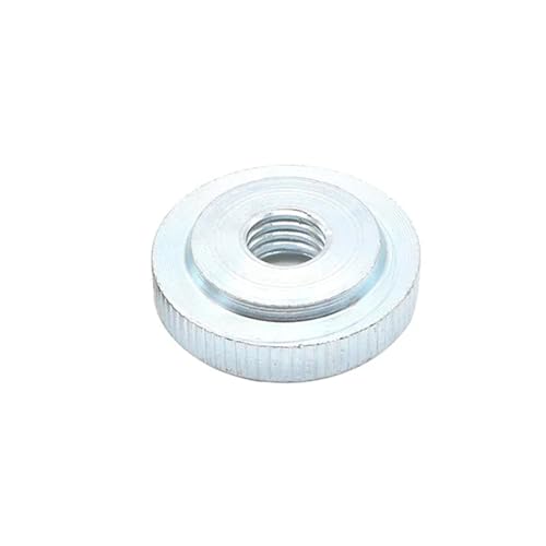 2–10 Stück M3 M4 M5 M6 M8 M10 GB807 schwarzer verzinkter vernickelter Stahl, kleine Stufe, gerändelte dünne Flügelmutter, Instrument, Muttern von Hand festziehen(Blue zinc plated,M3 10pcs) von TULDYS