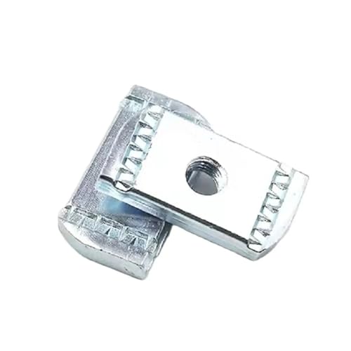 2 stücke M6 M8 M10 M12 Verzinktem Stahl Rechteckigen Kanal Strut Feder Mutter Ohne Feder(M8X34.5LX19WX6T) von TULDYS