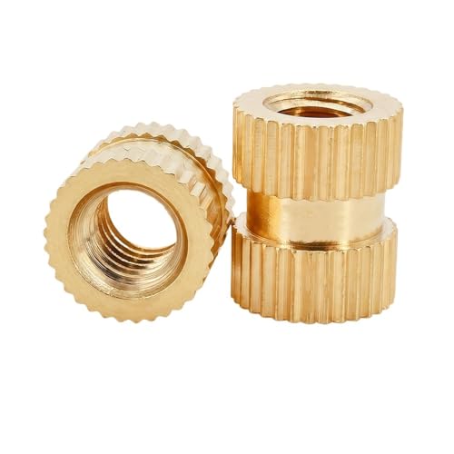 30–100 Stück Messing-Einsatzmuttern M1 M1.2 M1.4 M1.6 M2 M2.5 M3 M4 M5 M6 M8 M10 Einbettung Spritzguss Messing Rändelgewindeeinsätze Muttern(Length 2.5mm,M1.6 (OD2.5mm) 50pcs) von TULDYS