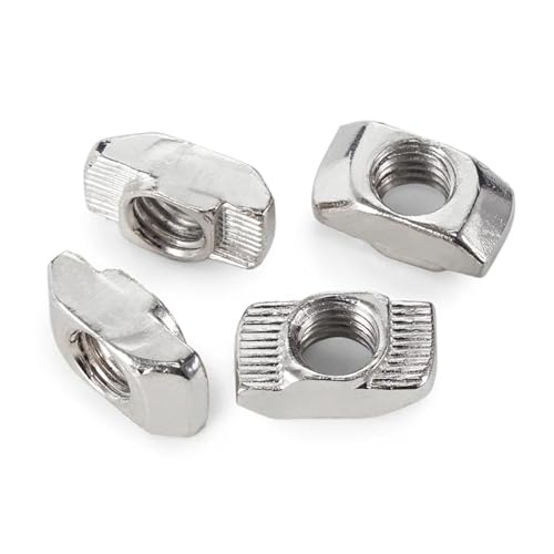 5 stücke 15 20 30 40 45 Serie Slot T-mutter Schiebe T Mutter Hammer Drop in Mutter Befestigen Stecker EU Aluminium Extrusion Profil(M48) von TULDYS