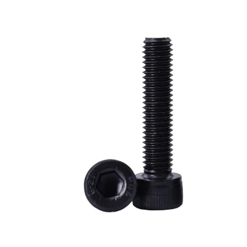 50–1000 Stück M2 M2.5 M3 M4 M5 M6 M8 Din912 G12.9 Innensechskantschraube DIN7991 Schwarzstahl G10.9 Senkkopfschraube mit Innensechskant(12.9 Cap Head Screw,40mm,M6(100pcs)) von TULDYS