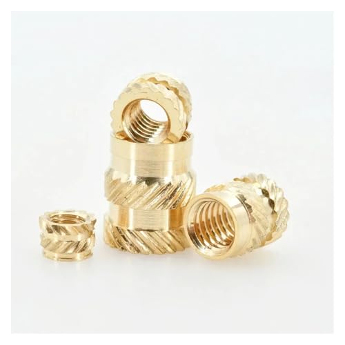 500 Stück M2 M2.5 M3 M4 M5 Messing-Einsatzmuttern Gewindemuttern Rändelmuttern Hot Melt Heat Embedded Insertnut 3D-Drucker PC-Muttern Einsätze(Length 2mm,M2.5(OD4mm)) von TULDYS