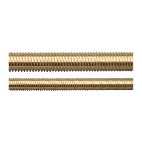 TULDYS WALENI 1-2PCS Messing Gewindestange M2 M2,5 M3 M4 M5 M6 M8 M10 M12 M14 M16 Länge 250mm Lange Messing Bolzen Vollgewinde Welle Stange Bar Stud(M3 2PCS) von TULDYS