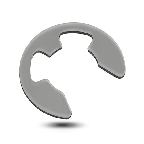 TULDYS 316 A4 Edelstahl E Clip Sicherungsring Sicherungsring Unterlegscheibe for Wellenbefestigung M2 M2.5 M3 M3.5 M4 M5-M10(20pcs,M4) von TULDYS