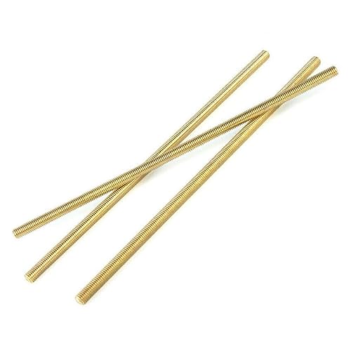 TULDYS WALENI 3PCS Messing Vollgewindestange Solide Allthread Bolzengewindestange M2 M2,5 M3 M4 M5 M6 M8 M10 M12 * 250 MM(M5) von TULDYS
