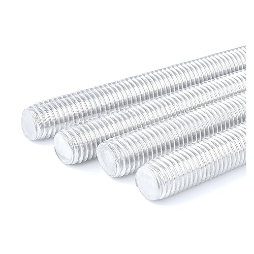 TULDYS Aluminium-Gewindestange, Vollgewindestange M5 M6 M8 M10 M12 M14 M16, Länge 40 mm – 200 mm (Size : M6x100(5pcs)) von TULDYS