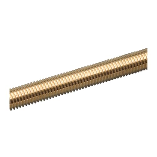 TULDYS WALENI 1-2PCS Messing Gewindestange M2 M2,5 M3 M4 M5 M6 M8 M10 M12 M14 M16 Länge 250mm Lange Messing Bolzen Vollgewinde Welle Stange Bar Stud(M6 1PC) von TULDYS