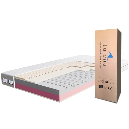 TULENA NOX Matratze 90x200 Komfortschaum Medium H2 + H3 Comfort Plus 20 cm Probeschlafen inkl. Wendematratze Antibakterieller Bezug mit Reißverschluss TULENA NOX Matratze 90x200 Komfortschaum Medium H2 + H3 Comfort Plus 20 cm Probeschlafen inkl. Wendematratze Antibakterieller Bezug mit Reißverschluss von TULENA