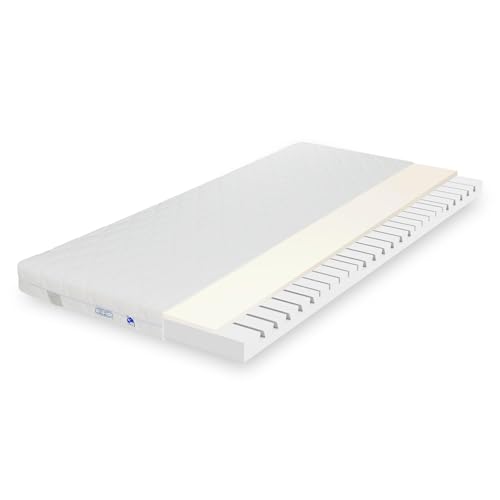 TULENA Ortho Viscoschaum Matratzentopper 80 x 190 cm 9cm hoch Matratzenaulage Memory Foam Mattress Topper 80x190 ÖKO-TEX Zertifiziert TULENA Ortho Viscoschaum Matratzentopper 80 x 190 cm 9cm hoch Matratzenaulage Memory Foam Mattress Topper 80x190 ÖKO-TEX Zertifiziert von TULENA