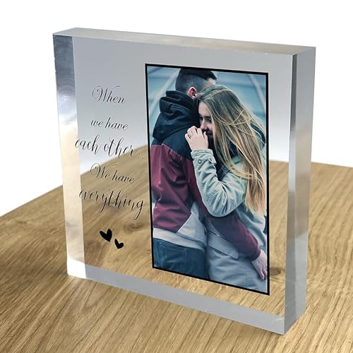 Personalisierte Individuelle Kristall Klar Acrylblock Plakette Mit Ihrem Foto Bild Logo Und Text 3D Effekt | 10 x 10 cm | - Alles Personalisierte Individuelle Kristall Klar Acrylblock Plakette Mit Ihrem Foto Bild Logo Und Text 3D Effekt | 10 x 10 cm | - Alles von TULLUN