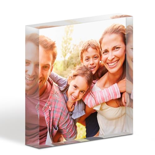 Personalisierte Individuelle Kristall Klar Acrylblock Plakette Mit Ihrem Foto Bild Logo Und Text 3D Effekt | 10 x 10 cm | - Ihr Design Hinzufügen Personalisierte Individuelle Kristall Klar Acrylblock Plakette Mit Ihrem Foto Bild Logo Und Text 3D Effekt | 10 x 10 cm | - Ihr Design Hinzufügen von TULLUN