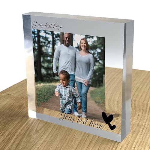Personalisierte Individuelle Kristall Klar Acrylblock Plakette Mit Ihrem Foto Bild Logo Und Text 3D Effekt | 10 x 10 cm | - Ihr Eigenes Foto und Text Personalisierte Individuelle Kristall Klar Acrylblock Plakette Mit Ihrem Foto Bild Logo Und Text 3D Effekt | 10 x 10 cm | - Ihr Eigenes Foto und Text von TULLUN