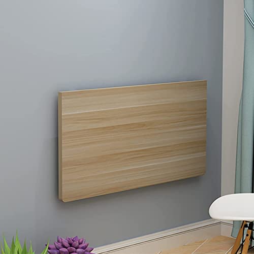 An der Wand befestigter Klapptisch Holz, an der Wand befestigter Klapptisch, an der Wand befestigter Bartisch aus Kiefernholz Home Office Tisch Schreibtisch Workstation Computertisch Esstisch (Color von TULN