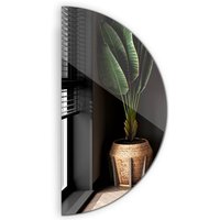 Halbrunder Spiegel - Spiegel – Dekorspiegel - Kosmetikspiegel - Badspiegel – Halbrund – ½ Ø60 cm von TULUP