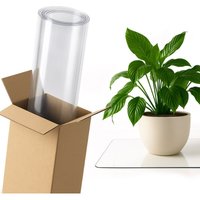 Tischfolie Transparent - 140x100 cm – Schutzfolie 2mm, Tischdecke Durchsichtig, Möbel Schutzfolie – Tischfolie Transparent – Wasserdicht von TULUP