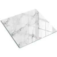 Tulup - Glasschneideplatten - Schneidebrett aus Glas - Herdabdeckplatten - Gehärtetes Glas – 60x52 cm - Marmor Tulup - Glasschneideplatten - Schneidebrett aus Glas - Herdabdeckplatten - Gehärtetes Glas – 60x52 cm - Marmor von TULUP