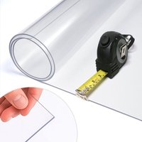 Tischfolie Transparent 2mm – PVC Tischschutz, Tischdecke Durchsichtig & Möbel Wasserdicht Matte – Tischfolie Matt (122cm) – Nach individueller von TULUP