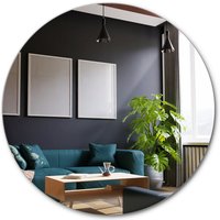 Tulup - Wandspiegel - Runder Spiegel - Schminkspiegel - Kosmetikspiegel - Badspiegel – Rund – Rundspiegel Ø70 cm von TULUP