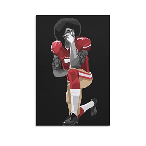 American Football Superstar Colin Kaepernick Poster HD Kunst Dekorative Malerei Kunstwerke Bild Druck Poster Wandkunst Pa von TUOAN