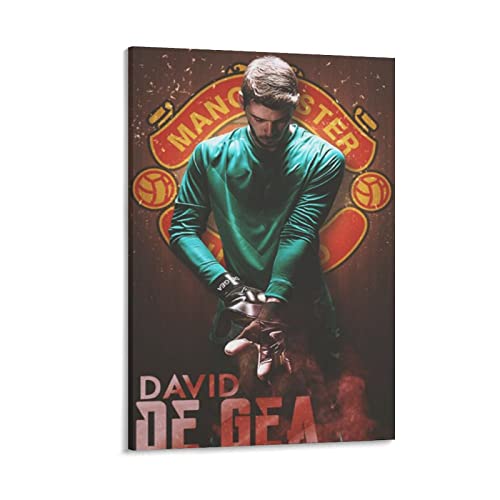 David de Gea Poster, Sternspieler, Fußballspieler, Poster, Kunst, Malerei, Leinwand, Poster, Heimdekoration, 30 x 45 cm von TUOAN