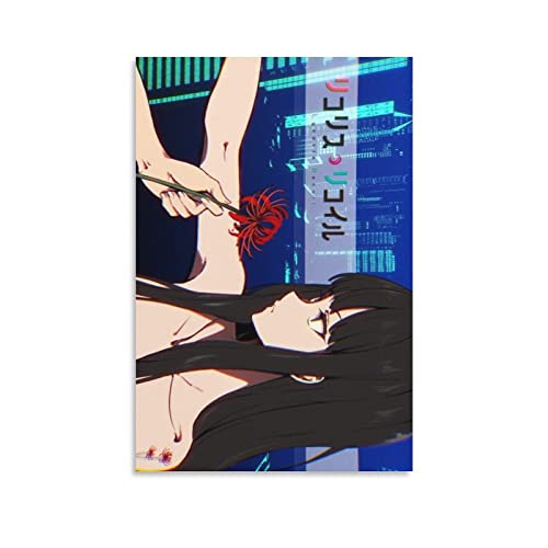 TUOAN Lycoris Recoil Hintergrund (2022) Poster Wandkunst Bild Gemälde Poster Leinwand Druck Poster Kunstwerke Raumdekoration 20 x 30 cm von TUOAN
