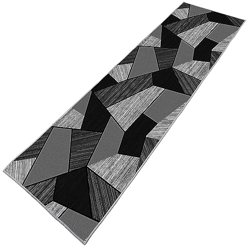 TUOJINRUIDA Läufer Teppich Teppich für Flur Geometrisches Design Anti-Rutsch-Boden-Matte 60 x 180 cm mit Anti-Rutsch-Griff zurück für Küche Schlafzimmer Badezimmer und Eingangsbereich TUOJINRUIDA Läufer Teppich Teppich für Flur Geometrisches Design Anti-Rutsch-Boden-Matte 60 x 180 cm mit Anti-Rutsch-Griff zurück für Küche Schlafzimmer Badezimmer und Eingangsbereich von TUOJINRUIDA