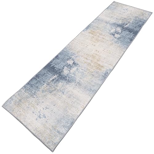 TUOJINRUIDA Läufer Teppich für Flur Bohemian Design Anti-Rutsch-Boden-Matte 60 x 240 cm mit Anti-Rutsch-Griff zurück für Küche Waschküche Schlafzimmer Bad und Eingang von TUOJINRUIDA